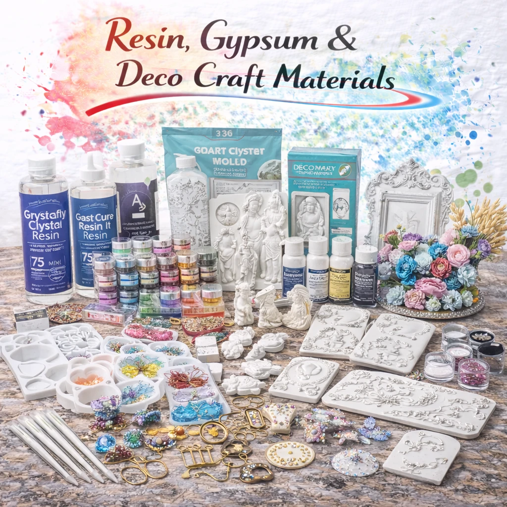 Resin,Gypsum & Deco Craft Materials