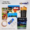 Acrylic Art Combo Pack with Canvas Pad & Bookmark Pad â€“ 1050 Tk