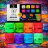 Artecho Acrylic Paint Set â€“ 8 Colours (20ml Each, Glow & Neon)