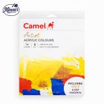 Camel Artist Acrylic Colours â€“ 14 Shades (9ml)