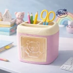 Cute Bear Mini Drawer Desk Organizer (Pink)