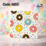 Deco Paper Donut Pattern Design – M03