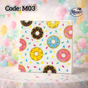 Deco Paper Donut Pattern Design â€“ M03