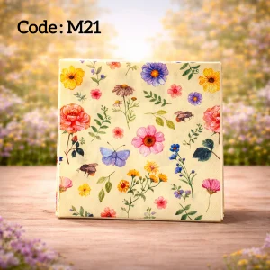 Deco Paper Floral Butterfly & Bee Design â€“ M21
