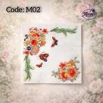 Deco Paper Floral Butterfly Design – M02