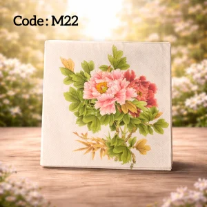 Deco Paper Floral Peony Design â€“ M22