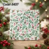 Deco Paper Holly Berry Floral Design â€“ M07