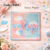 Deco Paper Soft Baby Gender Reveal Design â€“ M84