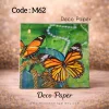 Deco Paper Soft Butterfly Photo Design â€“ Code M62