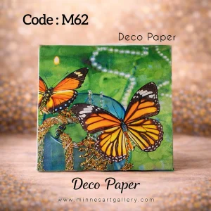 Deco Paper Soft Butterfly Photo Design â€“ Code M62
