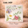 Deco Paper Soft Floral Butterfly Art Design â€“ Code M59