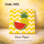 Deco Paper Soft Pineapple Watermelon Design – Code M51