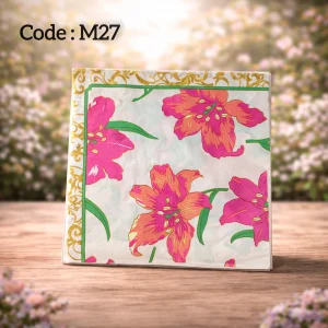 Deco Paper Soft Pink Lily Floral Design â€“ M27