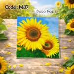 Deco Paper Soft Sunflower Design â€“ Code M87