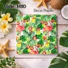 Deco Paper Soft Tropical Flamingo Floral Design â€“ M80