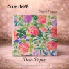 Deco Paper Soft Tropical Floral Design â€“ Code M68