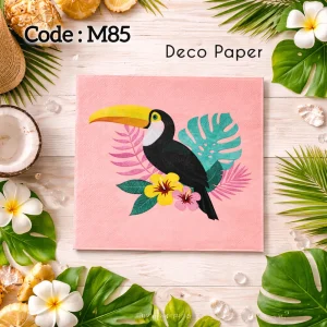 Deco Paper Soft Tropical Toucan Design â€“ M85