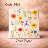 Deco Paper Soft Wildflower Design â€“ Code M63
