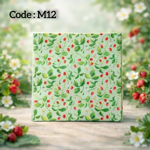 Deco Paper Strawberry Pattern Design â€“ M12