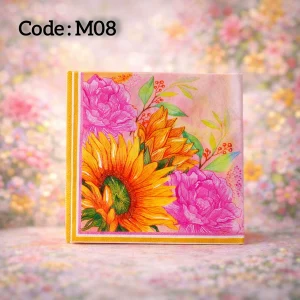 Deco Paper Sunflower Floral Design â€“ M08