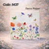 Deco Paper Wildflower & Butterfly Design â€“ M37