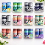 Decorative Washi Tape Set – 10 Rolls (Assorted Designs)