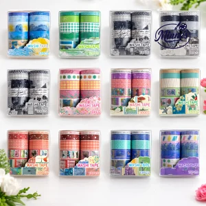 Decorative Washi Tape Set â€“ 10 Rolls (Assorted Designs)