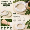 Diamond Cut Bangles Mold Size 28 â€“ Silicone Mold