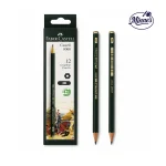 Faber-Castell Castell 9000 2B Graphite Pencil â€“ 12 Pcs Pack