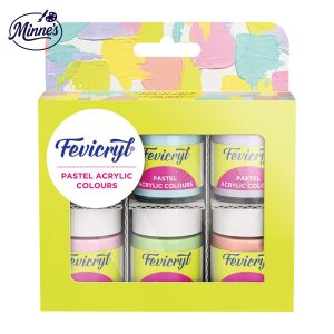 Fevicryl Pastel Acrylic Colours â€“ 6 Shades (15ml)