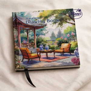 Hearts Travelers Drawing Book â€“ Japanese Garden