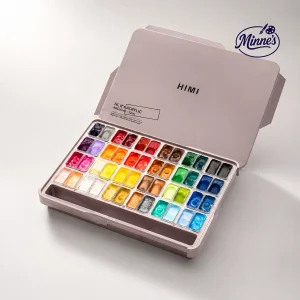HIMI Acrylic Paint Set – 48 Colors 12ml