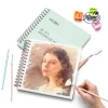 HIMI Gouache Pad â€“ Green 8.5 Ã— 8.5 Inch (160gsm, 50 Sheets)