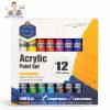 Keep Smiling Acrylic Colour Set â€“ 12 Pcs (100 ml)