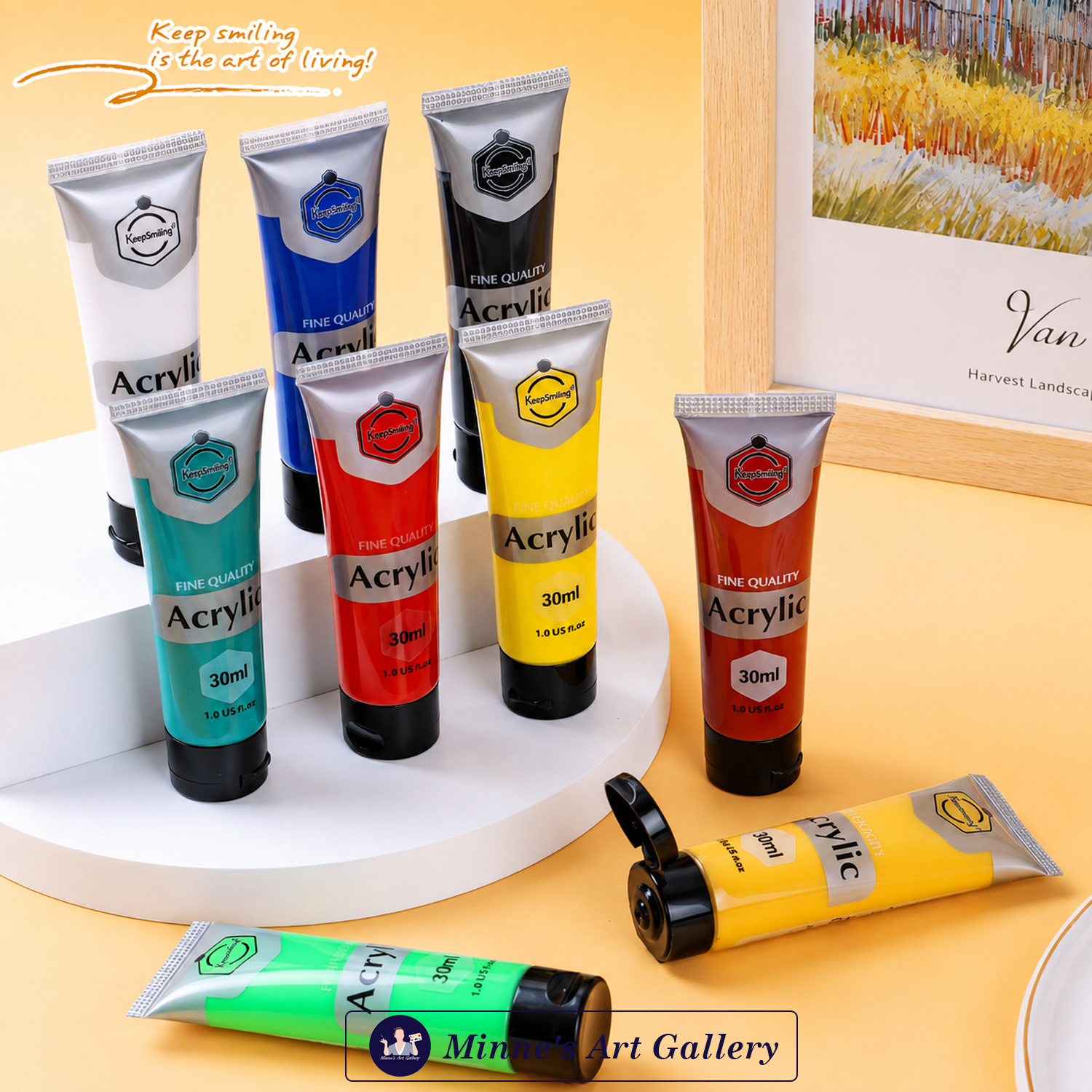 keep-smiling-acrylic-paint-set-18-colors-30ml-back Keep Smiling Acrylic Paint Set – 18 Colors (30ml Tubes) Back View