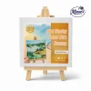 Keep Smiling Mini Display Easel With Canvas â€“ 10Ã—10cm