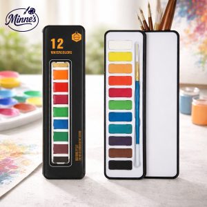 Keep Smiling Watercolors â€“ 12 Shades Compact Set