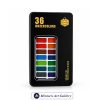 Keep Smiling Watercolors – 36 Shades Compact Set (With Brush) Front View