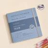 Longuo Painting Notebook â€“ 125Ã—125mm (40 Sheets, Elastic Band)