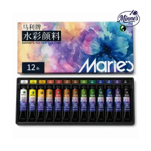 Marie’s Water Colour Paint Set – 12 Colors (12ml Tubes)