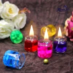 Mini Colour Gel Candle Set â€“ 6 Pieces