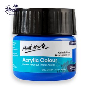 Mont Marte Acrylic Colour â€“ Signature Series (Cobalt Blue, 100ml)