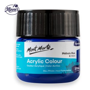 Mont Marte Acrylic Colour â€“ Signature Series (Phthalo Blue, 100ml)