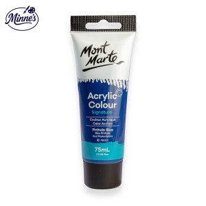 Mont Marte Acrylic Colour â€“ Signature Series (Phthalo Blue, 75ml)