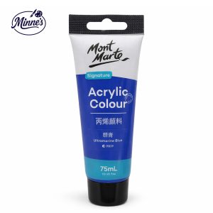 Mont Marte Acrylic Colour â€“ Signature Series (Ultramarine Blue, 75ml)
