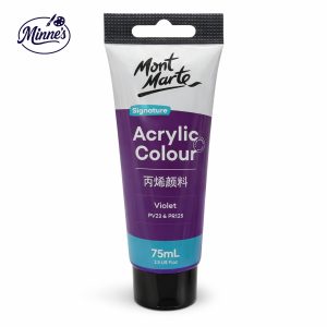 Mont Marte Acrylic Colour â€“ Signature Series (Violet, 75ml)