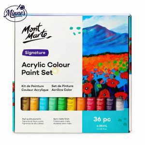 Mont Marte Signature Acrylic Colour Paint Set â€“ 36 Colors (36ml)