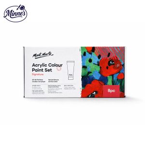 Mont Marte Signature Acrylic Colour Paint Set â€“ 8 Colors (75ml)