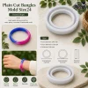 Plain Cut Bangles Mold Size 24 â€“ Round Silicone Mold