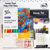 Premium Acrylic Art Combo Pack with Canvas Pad & Pro Brush Set â€“ 1750 Tk